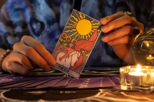 tarot card the sun rider waite deck