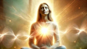 A-3_2-aspect-ratio-image-of-a-person-healing-from-grief-with-a-radiant-metaphysical-energy-glowing-from-their-heart.-The-person-appears-peaceful. Psychic mediumship
