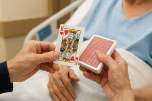 Using-playing-cards-in-hospice-end-of-life-care-practicing-telepathy-with-loved-one