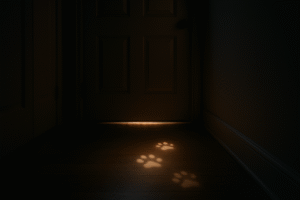glowing_pawprints_at_door