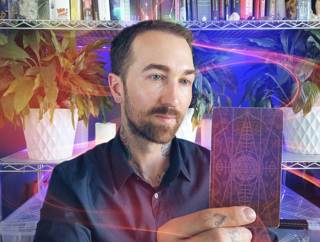 Chris-Bennett-The-Tarot-Medium-internationally-acclaimed-best-tarot-reader-for-top-rated-online-psychic-readings-based-in-Canada-Tarot-Card-featured-is-Terra-Volatile