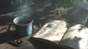 dream-journal-lemon-balm-tea-psychic-intuition-tools