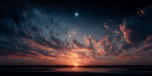 tarot-burnout-final-thoughts-night-sky-rising-star_A_vast_night_sky_split_at_crack_of_dawn_