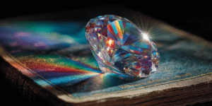 macro_cinematic_shot_of_a_princess-cut-diamond-on-top-of-a-deck-of-tarot-cards-how-to-read-for-beginners