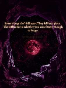 Surrealist collage of a dark cave mouth opening onto a vast starfield, burgundy mineral walls catching deep plum moonlight, a dark scarlet full moon visible through the opening against absolute black sky, Scorpio zodiac landscape