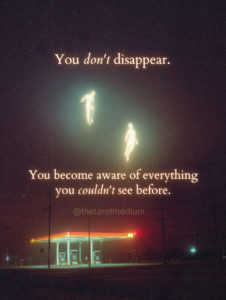 Two luminous souls float above the world they just left, fully aware but no longer bound by physical form. The quote on this image reads: "You don't disappear. You become aware of everything you couldn't see before." This is what thousands of people who've come through in mediumship readings describe: awareness without limitation, peace without a body, recognition of everyone they loved who went before them. A psychic medium and hospice volunteer shares what actually happens after death based on real evidence from readings, near-death accounts, and deathbed visions. You don't lose yourself. You remember who you've always been underneath the costume. Read the full article for grounded answers about life after death, reuniting with loved ones, what dying feels like, and why the separation was always temporary.